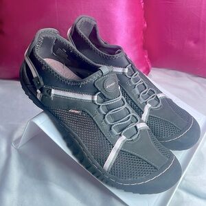 (A) JSport by Jambu Quest Women's Shoe, Size 10,Water-friendly adventure sneaker